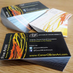 New Business Cards for the London Exhibition