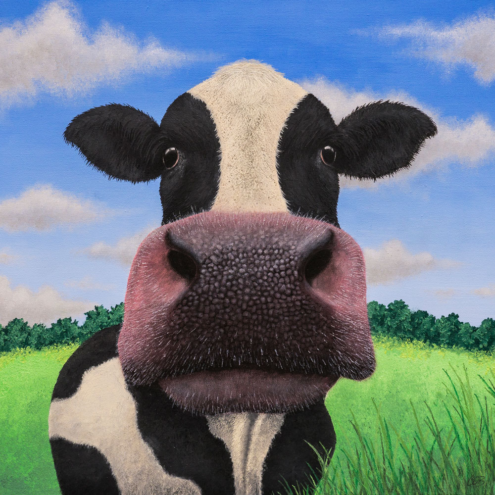 Bovine Intervention cow painting