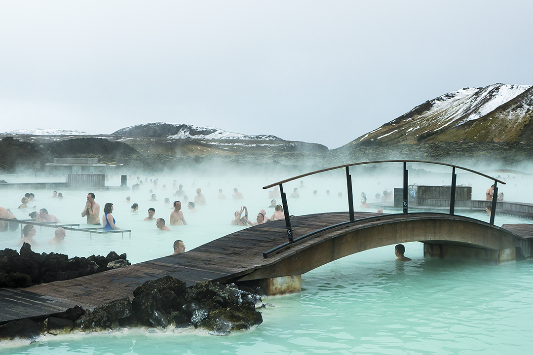 Bridge, Blue Lagoon, Iceland